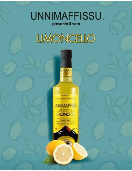 Limoncello unnimaffissu con limoni di Sicilia 70 cl 29%