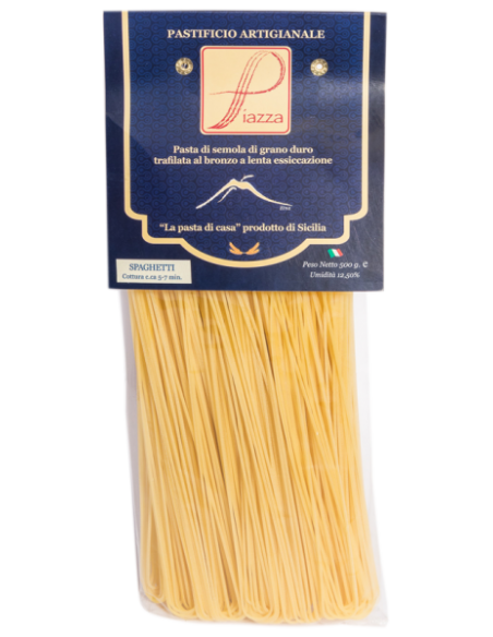 Spaghetti Piazza Pasta di semola di grano duro siciliano 500 gr