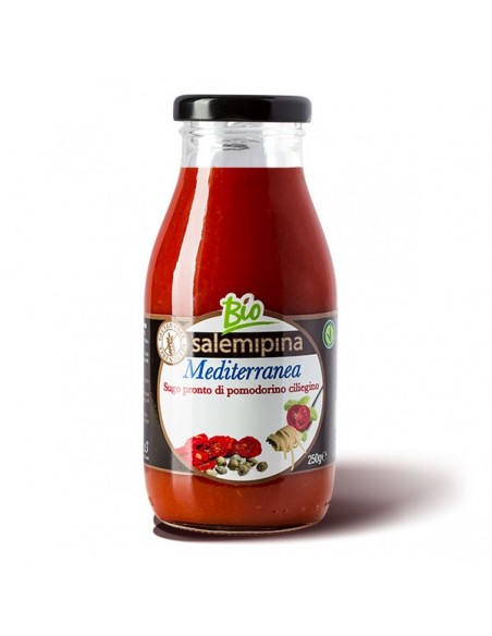 Sugo pronto di pomodoro ciliegino alla Mediterranea SalemiPina 250 gr