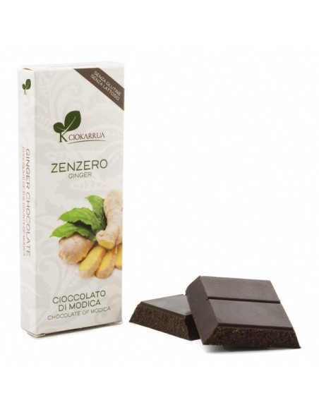 Cioccolato di Modica allo Zenzero 100 gr