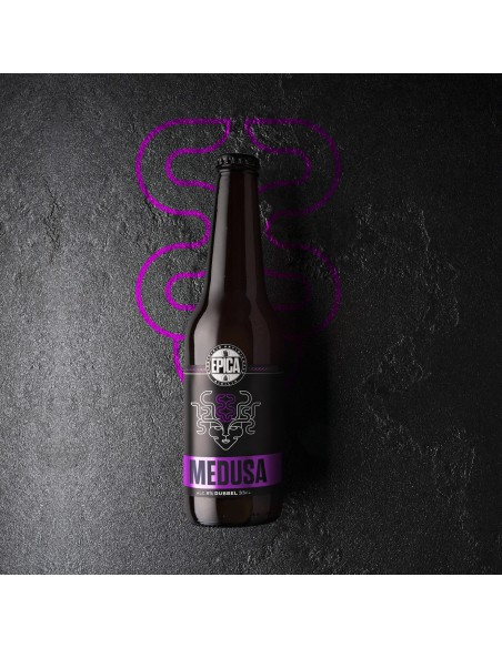 Birra Medusa dubbel 8% 33 cl