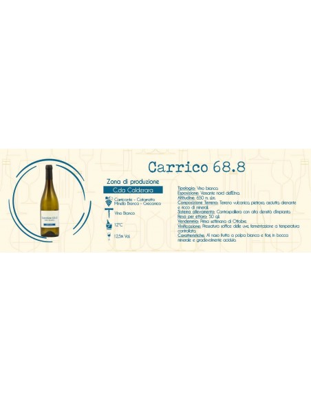 Carrico 68.8 Bianco Filippo Grasso 75 cl
