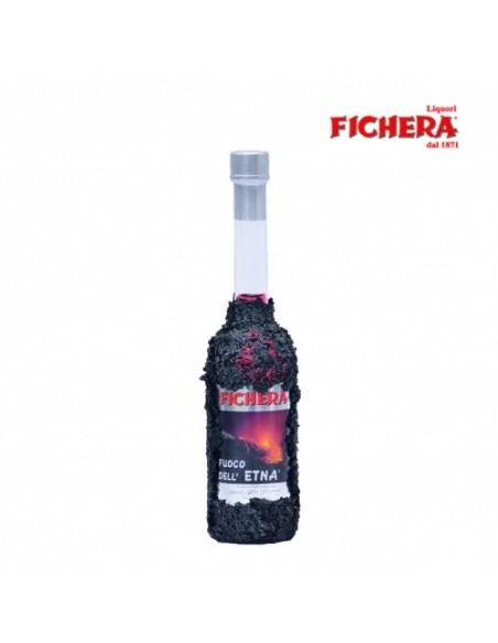 Liquore Fuoco dell'Etna 70% con lava Fichera 10 cl