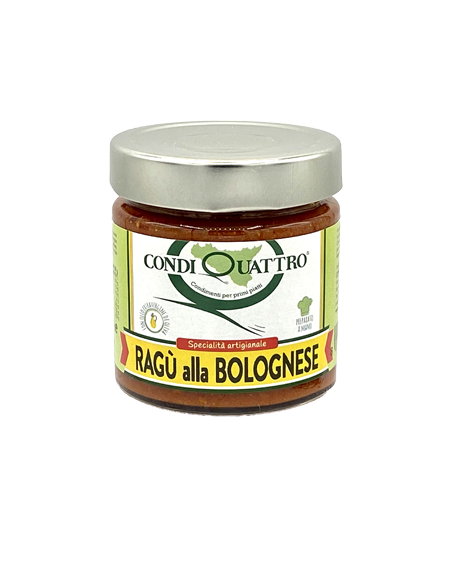 Ragù alla bolognese con olio EVO 200 gr