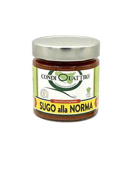 Sugo alla norma con olio EVO 200 gr