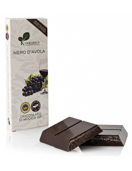 Cioccolato di Modica Nero d'Avola 100 gr