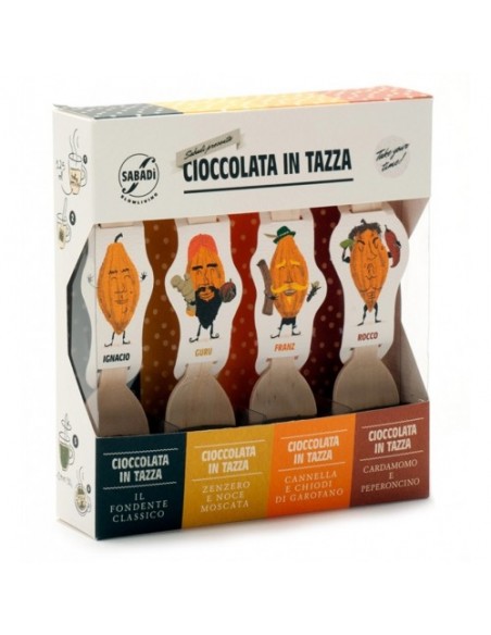 Cioccolata in tazza Mix da 4 pz 140 gr