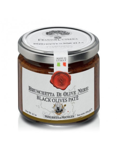 Bruschetta di olive nere Cutrera 190 gr