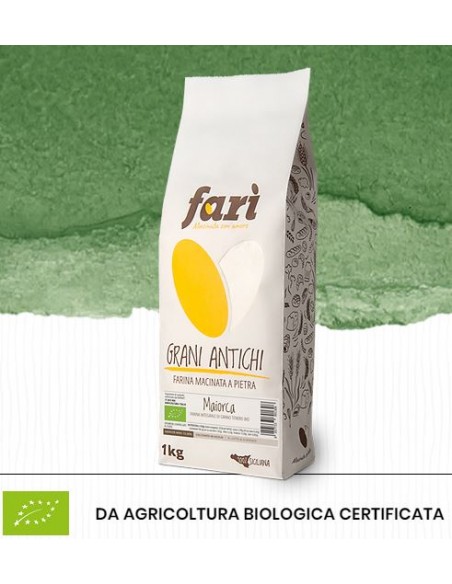 Farì Farina di grano tenero Maiorca BIO Molino Latina 1 kg