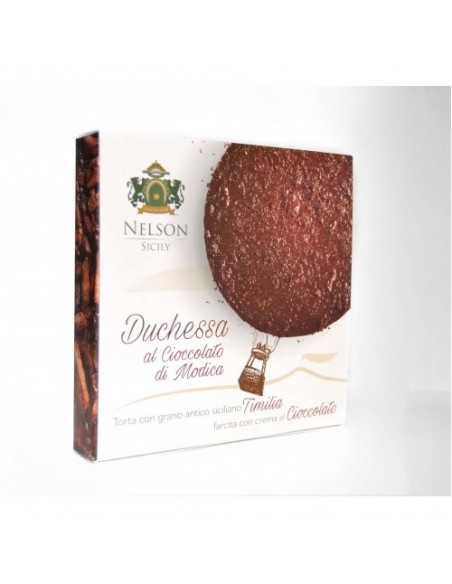 Duchessa alle cioccolato di Modica con grano antico siciliano Timilia 500 gr