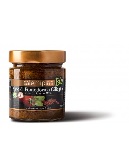 Pesto di pomodorino ciliegino biologico 190 gr