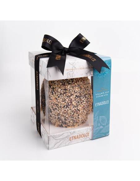Uovo Nocciolato fondente Etnadolce in scatola 500 gr