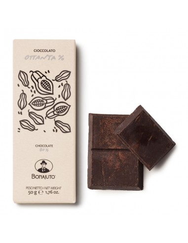 Cioccolato 80 Cacao Bonajuto 50 gr