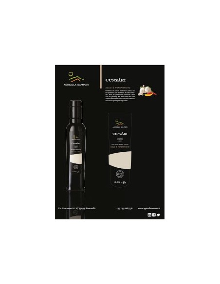 Cunzàri olio aglio e peperoncino 0,25 L