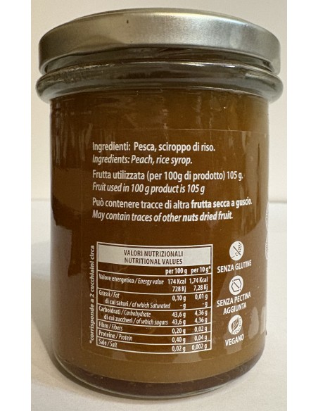 Confettura Pesca LIGHT Sicilian Factory 240 gr