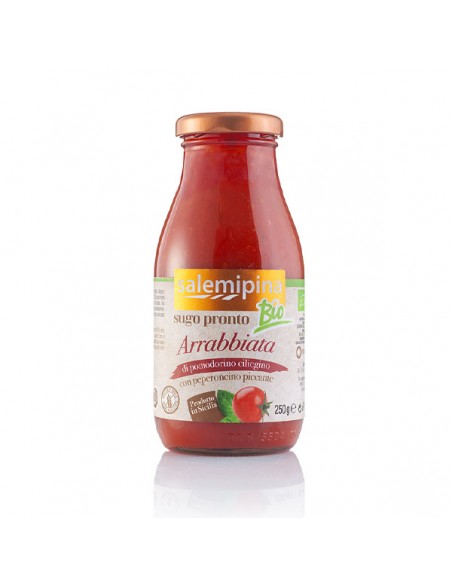 Sugo pronto di pomodoro ciliegino all'arrabbiata SalemiPina 250 gr