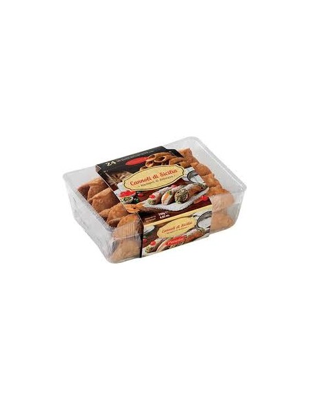 Cannoli Mignon 12 confezioni da 24 pezzi in Cartone completo Pennisi