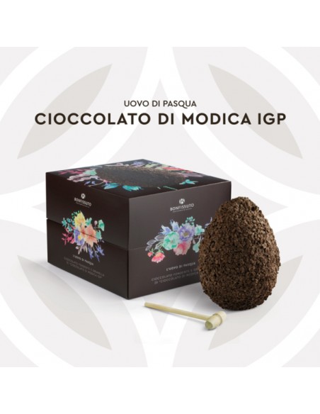Uovo di Pasqua Cioccolato di Modica IGP Bonfissuto 500 gr